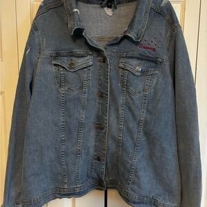 Ellos Blue Jean Jacket Classic Denim Style